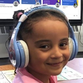 A child takes part in the remote learning pod program at the Boys & Girls Club of Greater Holyoke. [Photo courtesy of the Boys & Girls Club]