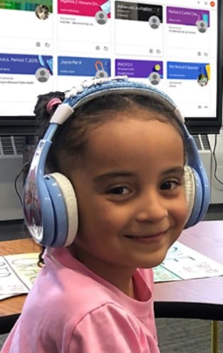A child takes part in the remote learning pod program at the Boys & Girls Club of Greater Holyoke. [Photo courtesy of the Boys & Girls Club]